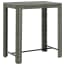  vidaXL szürke polyrattan kerti bárasztal 100 x 60,5 x 110,5 cm termék 2. képe