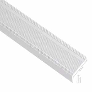 Schodové hrany ve tvaru L 15 ks hliník 100 cm stříbrné - obrázek 6
