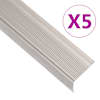 vidaXL L-kujuline trepiliist 5 tk, alumiinium, 100 cm, &scaron;ampanja