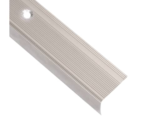 vidaXL Profile trepte &icirc;n formă de L, 30 buc. șampanie 67 cm aluminiu