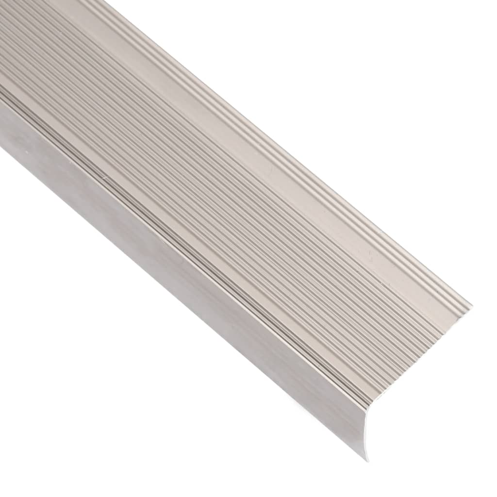 

vidaXL Trapneuzen L-vormig 5 st 134 cm aluminium champagnekleurig