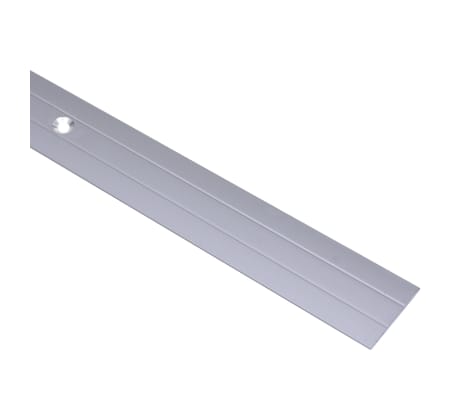 vidaXL Podlahové profily 5 ks, hliník 90 cm, strieborné