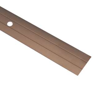 vidaXL Golvprofiler 5 st aluminium 90 cm brun