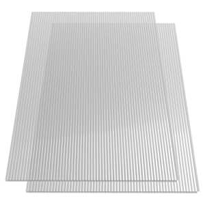 vidaXL Polikarbonato lak&scaron;tai, 2vnt., 113x60,5cm, 4mm