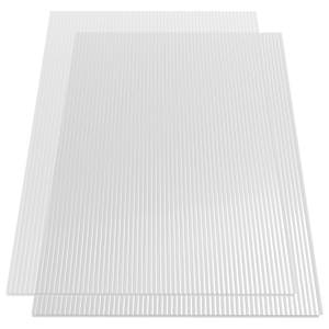 vidaXL Polikarbonato lak&scaron;tai, 2vnt., 140x61cm, 6mm