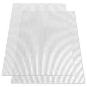 vidaXL Polikarbonato lak&scaron;tai, 2vnt., 150x61cm, 6mm