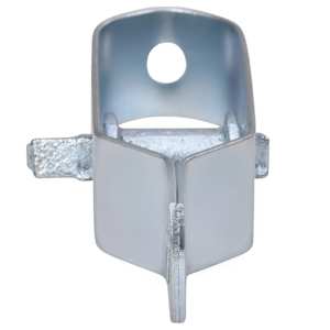 vidaXL Tensores de alambre para valla 10 uds acero plateado 100 mm