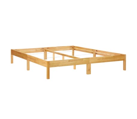 vidaXL Bedframe massief eikenhout 200x200 cm