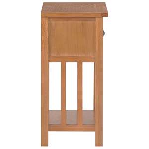Stolek na časopisy se zásuvkou 35x27x55 cm masivní dubové dřevo - obrázek 4