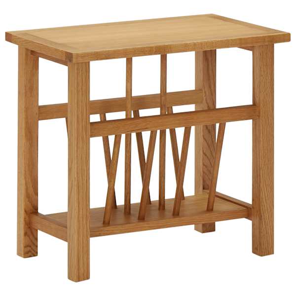 vidaXL ajakirjalaud sahtliga, 45 x 27 x 42 cm tammepuit