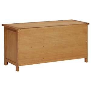 Botník 90 x 37 x 45 cm masivní dubové dřevo - obrázek 4