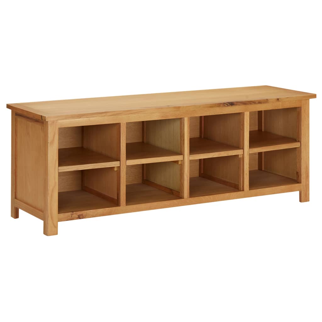 

vidaXL Shoe Rack 47.2"x14.6"x17.7" Solid Oak Wood