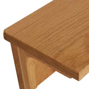 Věšák na kabáty 60 x 16 x 16 cm masivní dubové dřevo - obrázek 5
