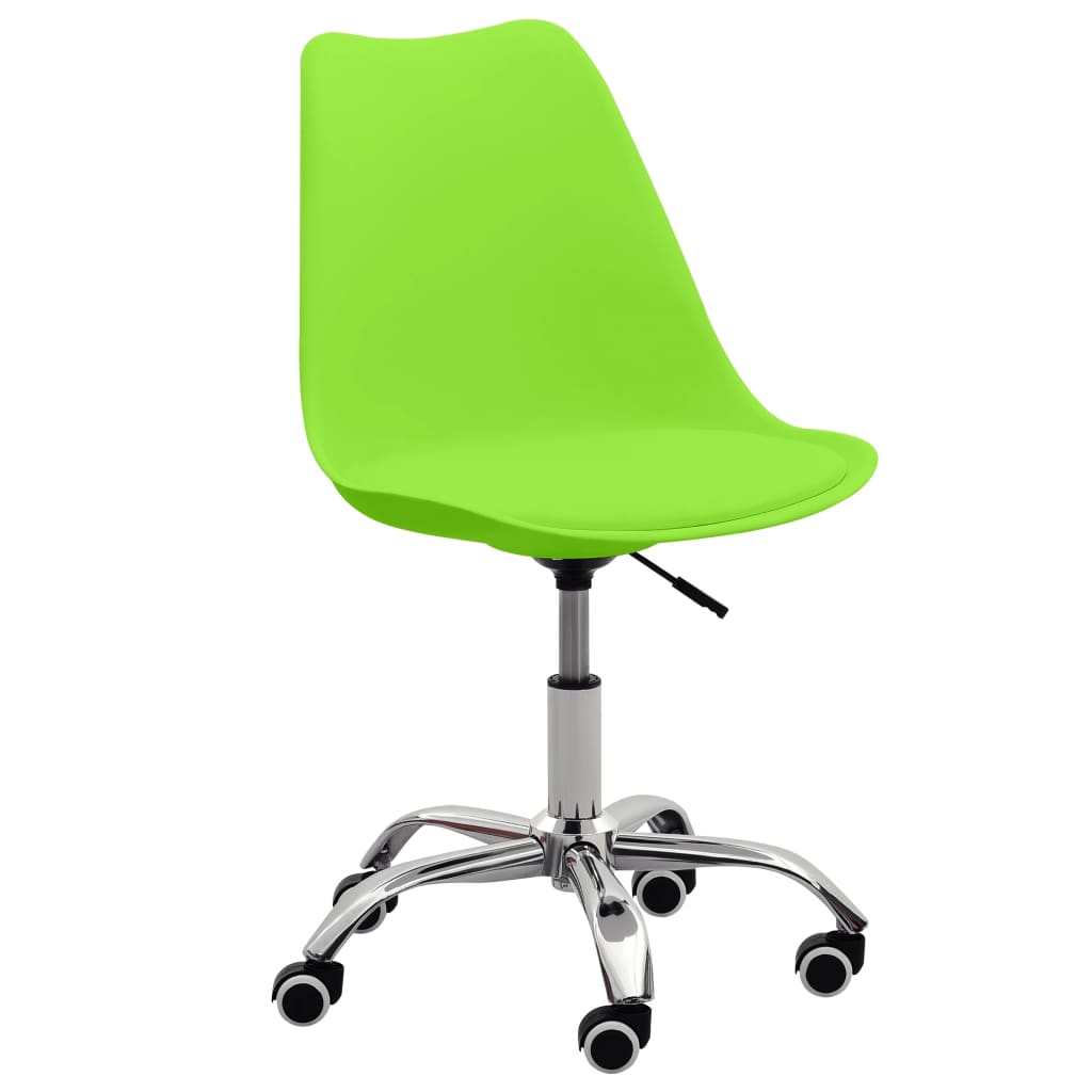 vidaXL Pisarniški stoli 2 kosa zeleno umetno usnje