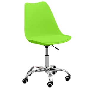 vidaXL Biuro kėdės, 2vnt., žalios spalvos, dirbtinė oda