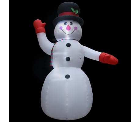 vidaXL Bonhomme de neige gonflable avec LED IP44 450 cm XXL