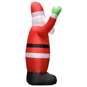 Nafukovací santa claus s LED vánoční dekorace IP44 4,5 m - obrázek 4