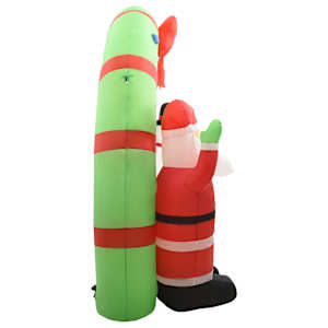 Vánoční nafukovací Santa a sněhulák brána LED 300 x 90 x 223 cm - obrázek 5