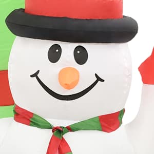 Vánoční nafukovací Santa a sněhulák brána LED 300 x 90 x 223 cm - obrázek 7