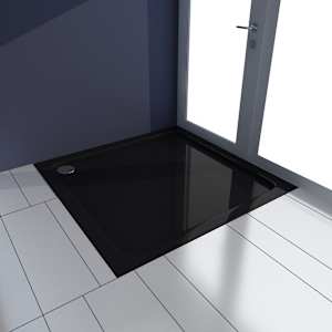 vidaXL Douchebak 80x80 cm ABS zwart