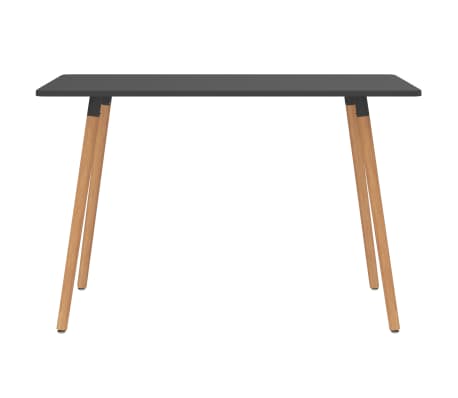 vidaXL virtuves galds, pelēks, 120x60x75 cm, metāls