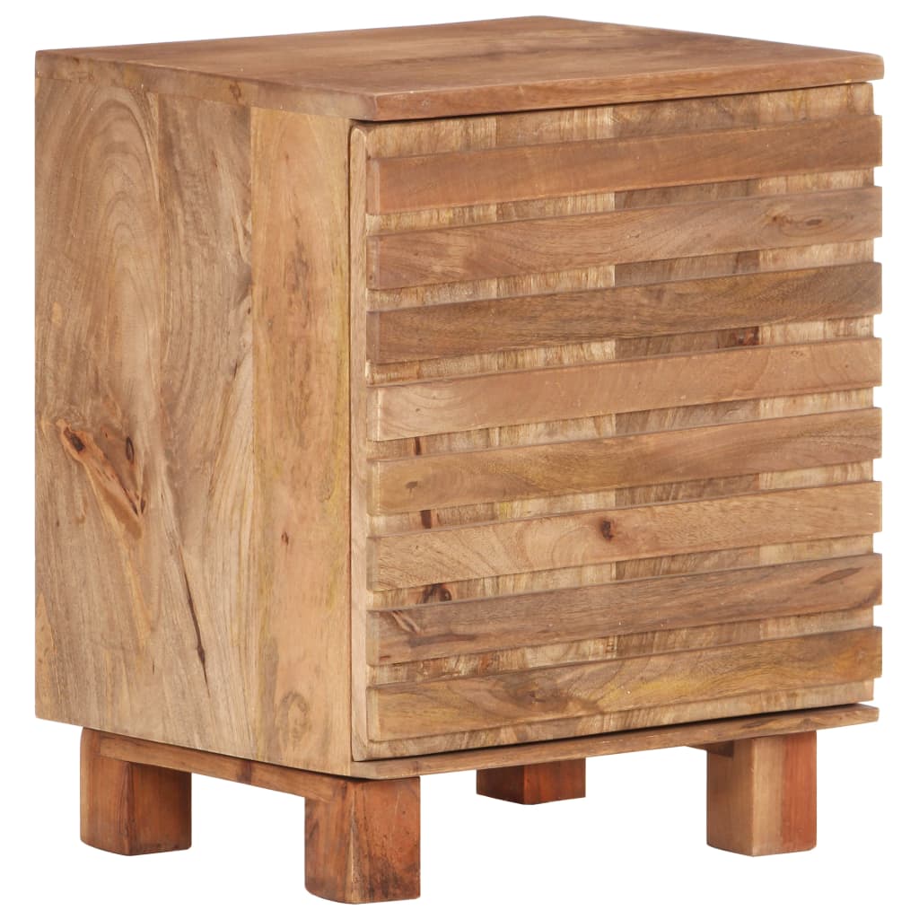 Noční stolek 40 x 35 x 51 cm masivní mangovníkové dřevo