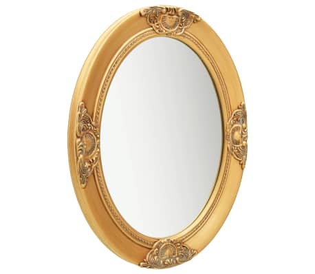 vidaXL Wandspiegel Barock 50x60cm Golden Spiegel Dekospiegel