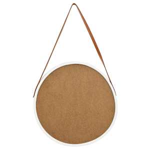 Nástěnné zrcadlo s popruhem 50 cm bílé - obrázek 5