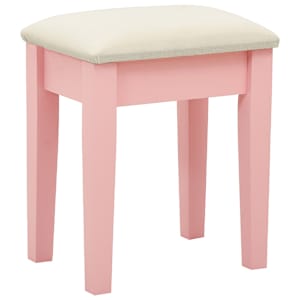 Toaletní stolek se stoličkou růžový 65x36x128 cm pavlovnia MDF - obrázek 9