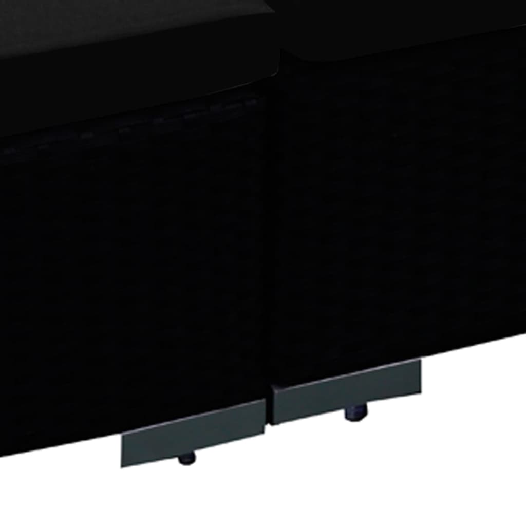 Patio Lounge Set of 12 Black - Image 4