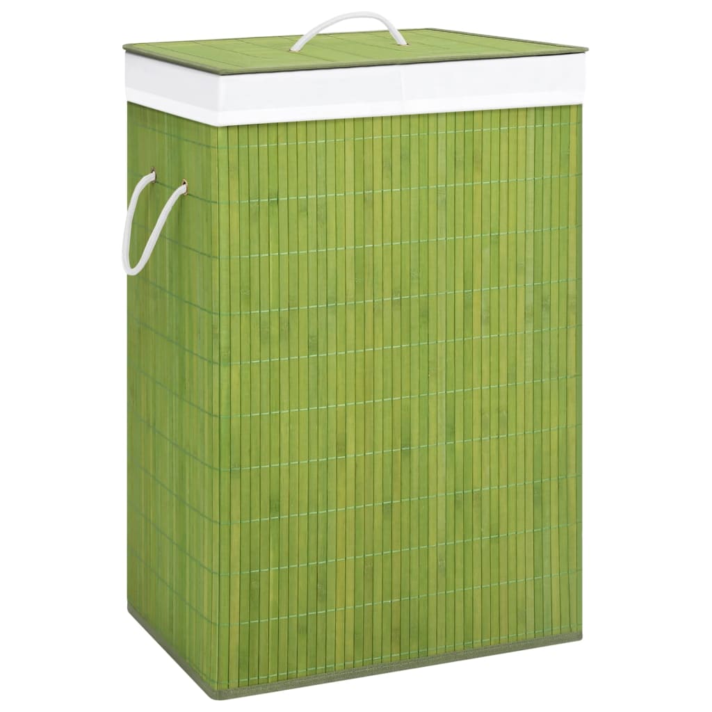 

vidaXL Wasmand 72 L bamboe groen