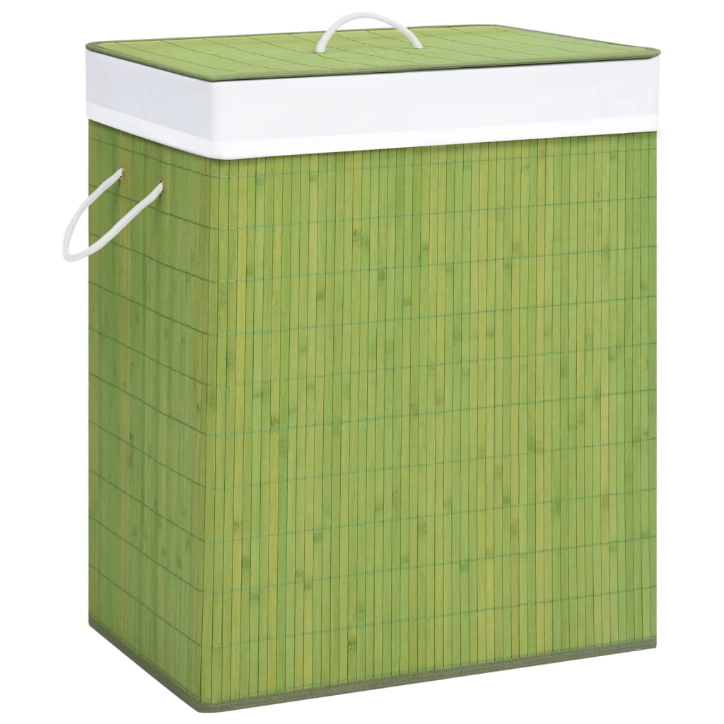 

vidaXL Wasmand 83 L bamboe groen