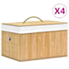vidaXL bambusest hoiukastid, 4 tk