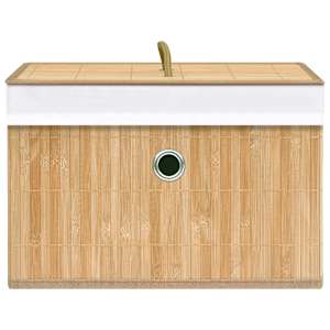 Bambusové úložné boxy 4 ks - obrázek 6