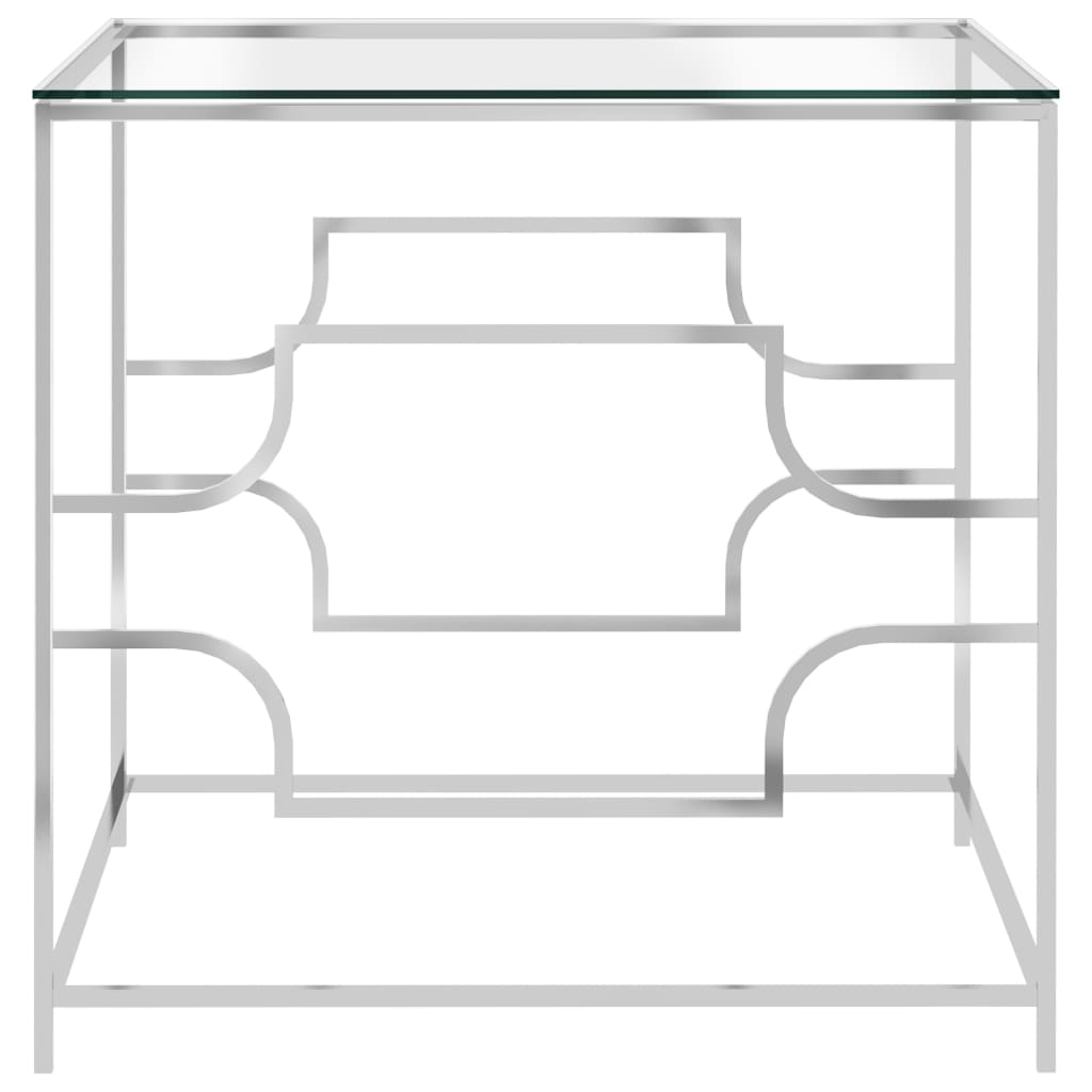 

vidaXL Salontafel 55x55x55 cm roestvrij staal
