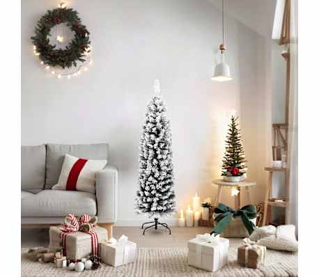 Kunstkerstboom pop-up 200 LED's 210 cm wit