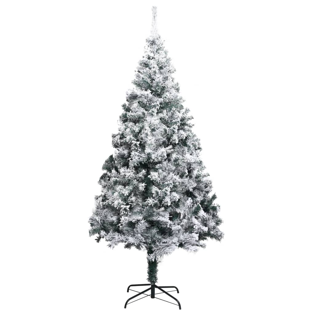 

vidaXL Kunstkerstboom met sneeuw 240 cm PVC groen