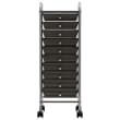 Whitmor Carrello Portaoggetti Con 12 Cassetti In Plastica E Struttura Cromata – Con Ruote, Per Casa E Ufficio - 5