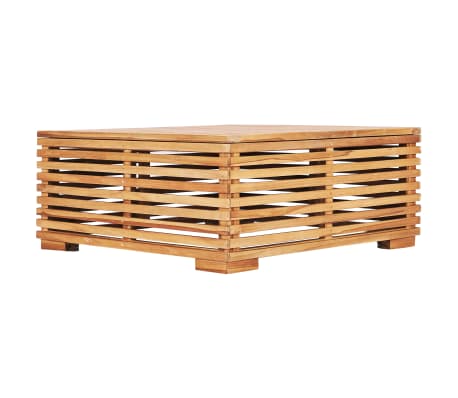 vidaXL Salon de jardin 6 pcs avec coussins Bois de teck solide