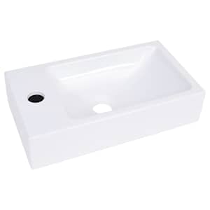 vidaXL valamu, 400x220x90 mm SMC valge