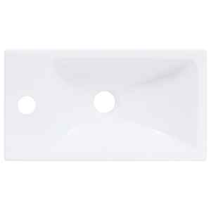 Umyvadlo 400 x 220 x 90 mm SMC bílé - obrázek 4