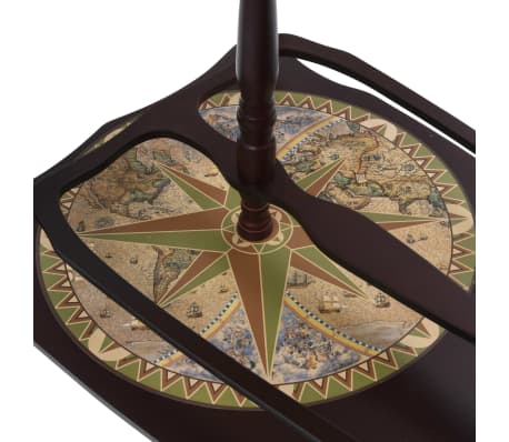 BEST SALE ®2872 Support de vin Cave à vin globe de dessus de table Bois