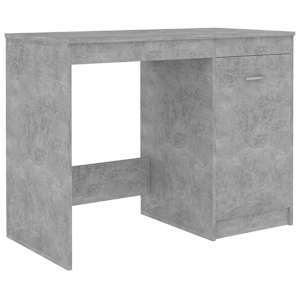 Psací stůl betonově šedý 140 x 50 x 76 cm kompozitní dřevo - obrázek 5