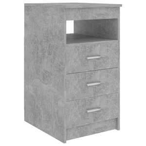 Psací stůl betonově šedý 140 x 50 x 76 cm kompozitní dřevo - obrázek 7