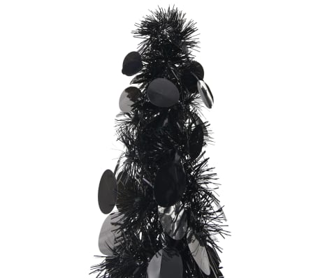 vidaXL Kunstkerstboom pop-up 150 cm PET zwart