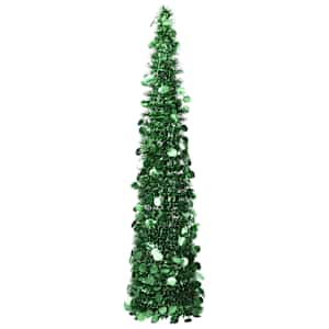 Pop-up umělý vánoční stromek zelený 150 cm PET