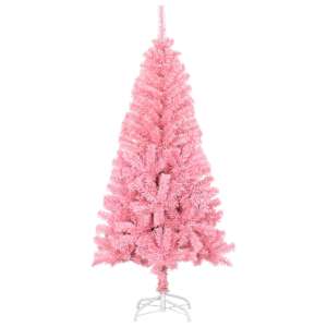 Umělý vánoční stromek se stojanem růžový 150 cm PVC - obrázek 2