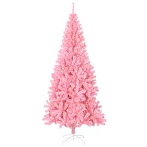 Umělý vánoční stromek se stojanem růžový 210 cm PVC - obrázek 3