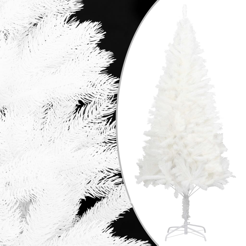 Image of vidaXL Artificial Christmas Tree Lifelike Needles White 150 cm