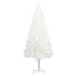 Umělý vánoční stromek s realistickým jehličím bílý 150 cm - obrázek 2